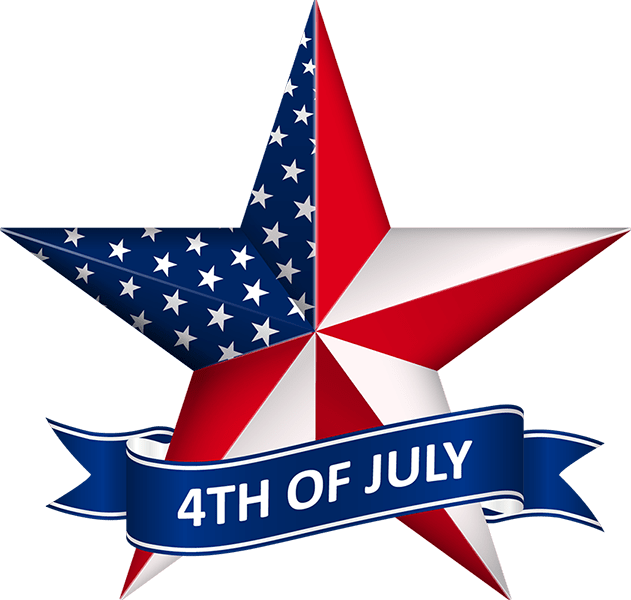 4th of July Star logo